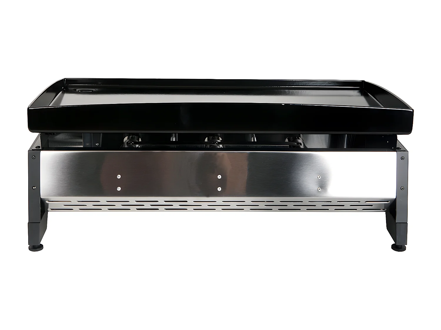 COOKER - Plancha au Gaz II - Acier émaillé laminé à froid - Brûleurs acier inoxydable - Cuisson homogène et savoureuse - 3 Brûleurs 7,5 KW