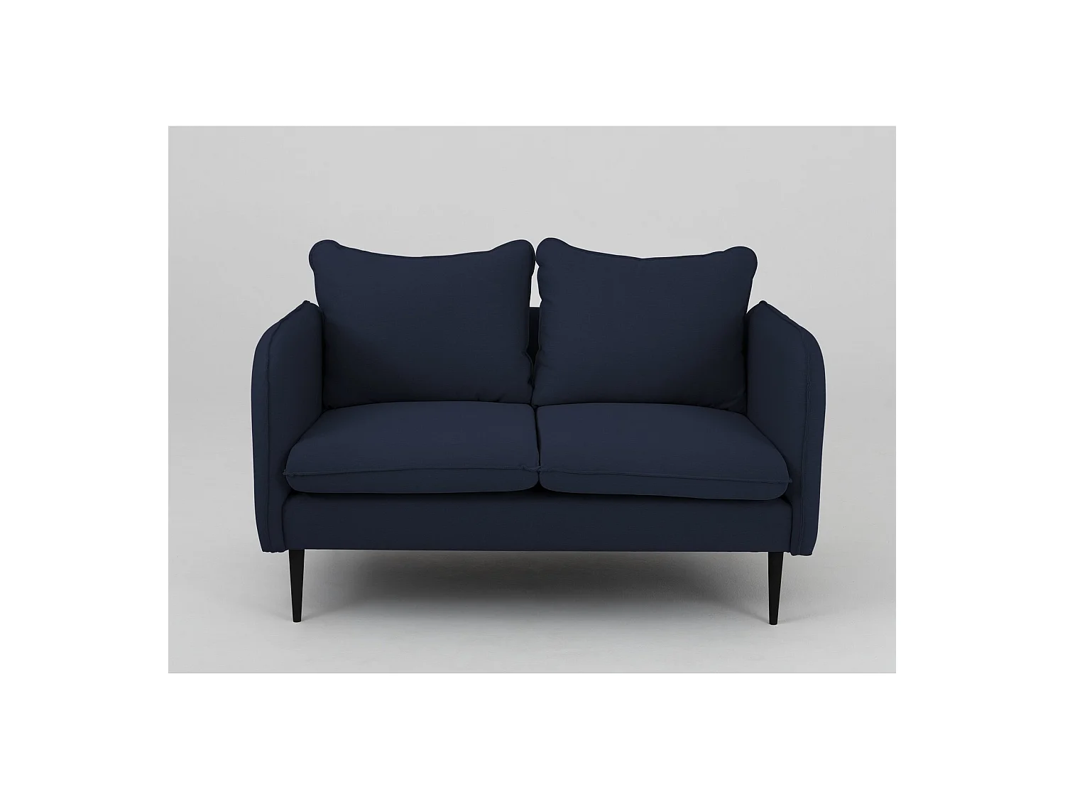 Canapé 2 places posh black