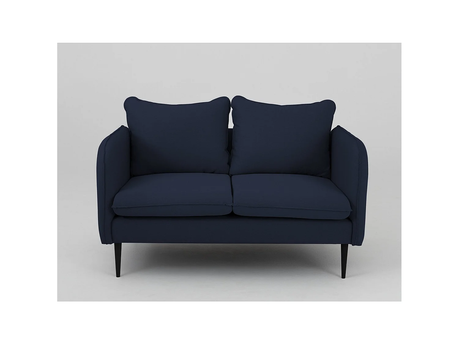 Canapé 2 places posh black