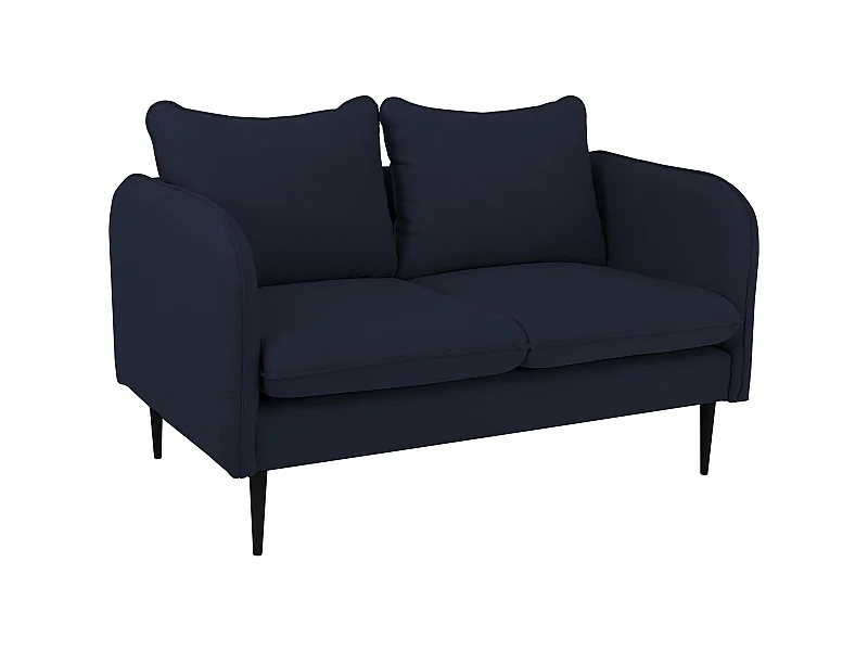 Canapé 2 places posh black