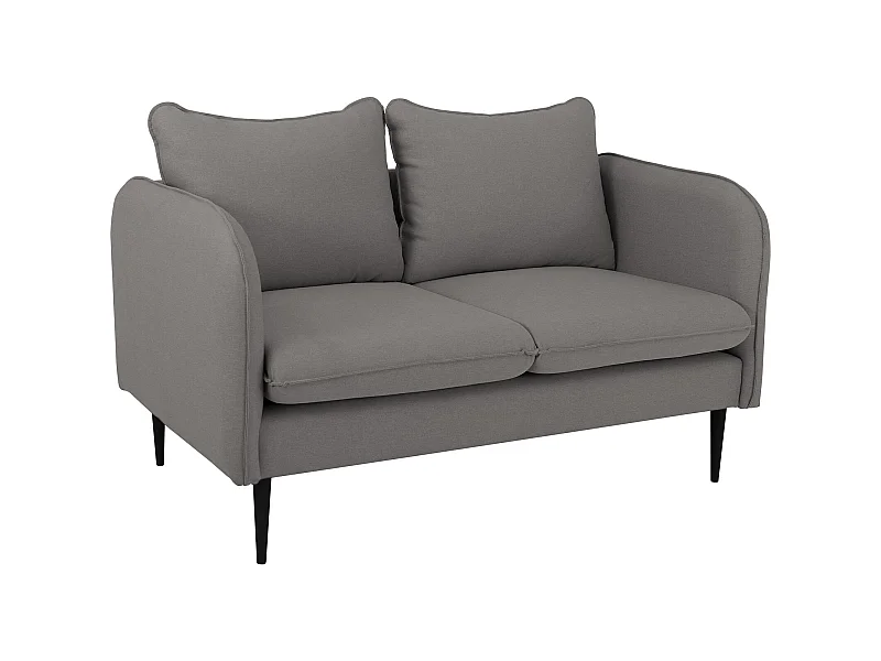 Canapé 2 places posh black