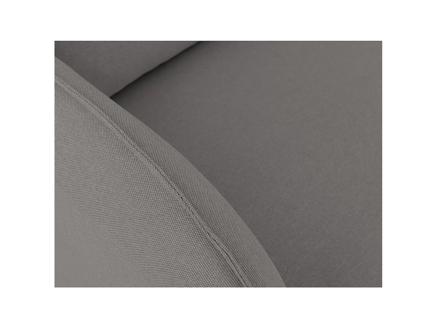 Canapé 2 places posh black