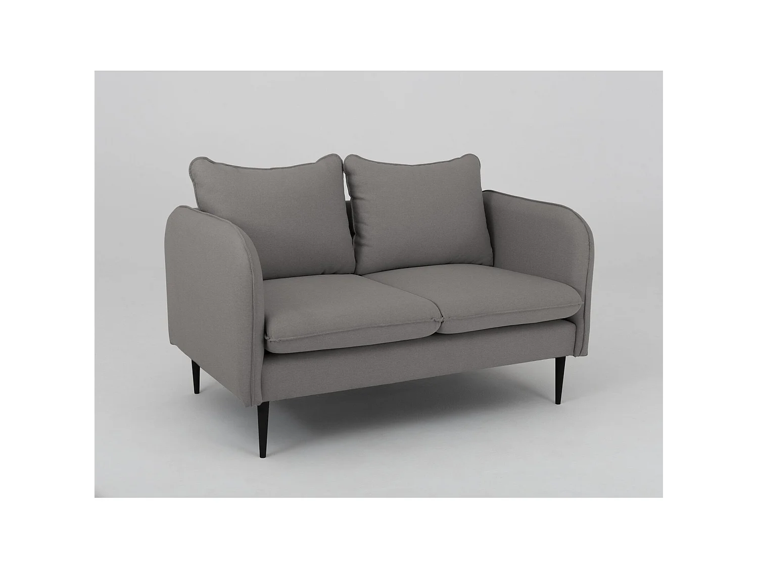 Canapé 2 places posh black