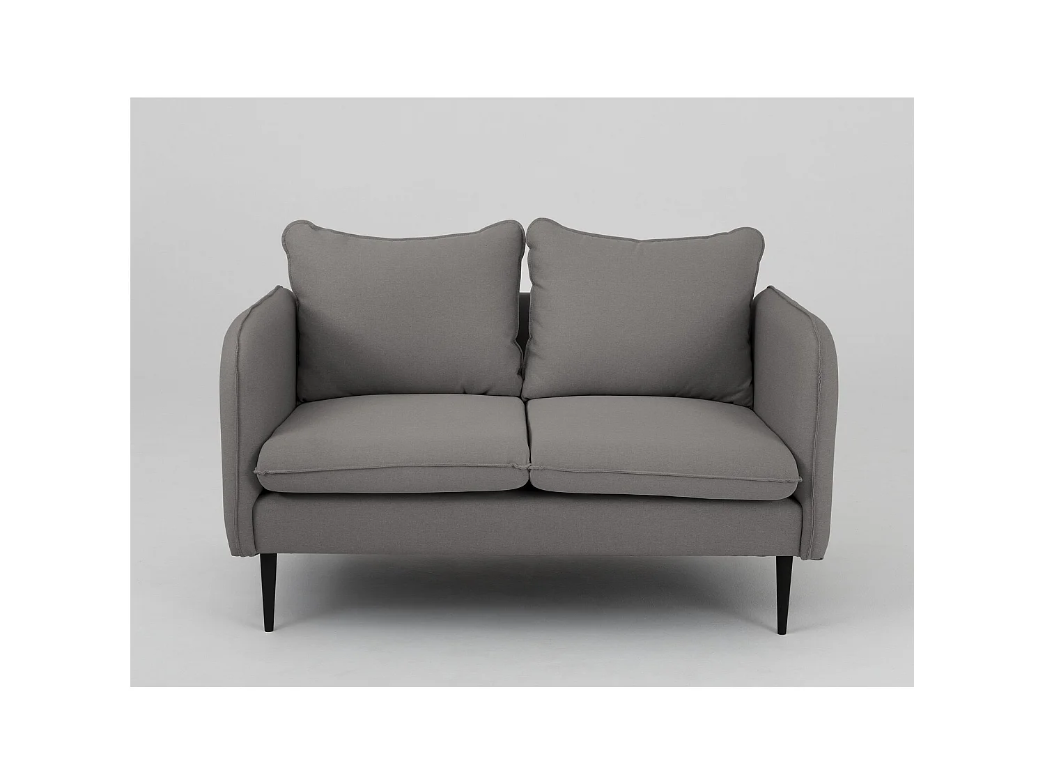 Canapé 2 places posh black