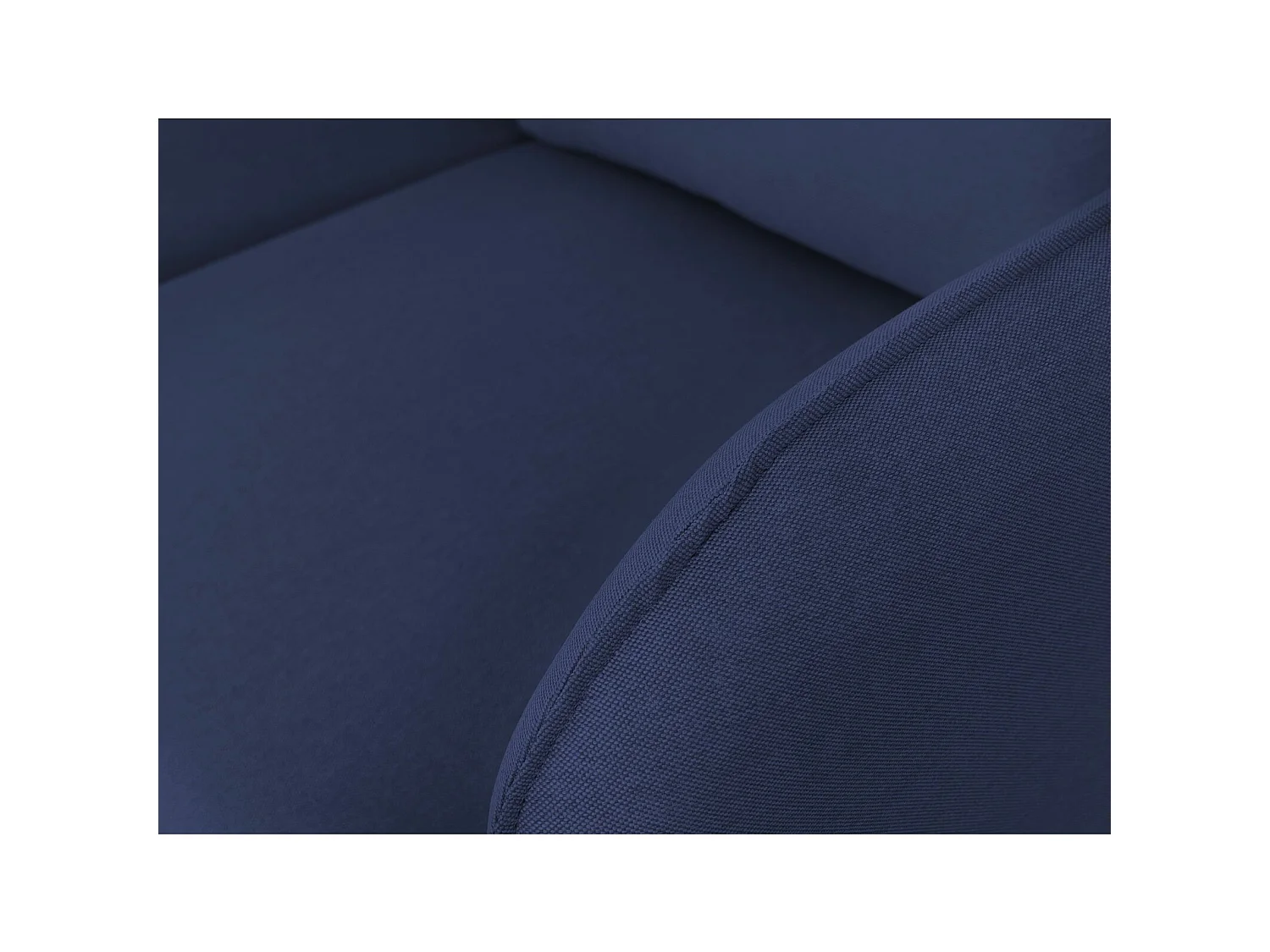 Canapé d'angle 3 places posh black