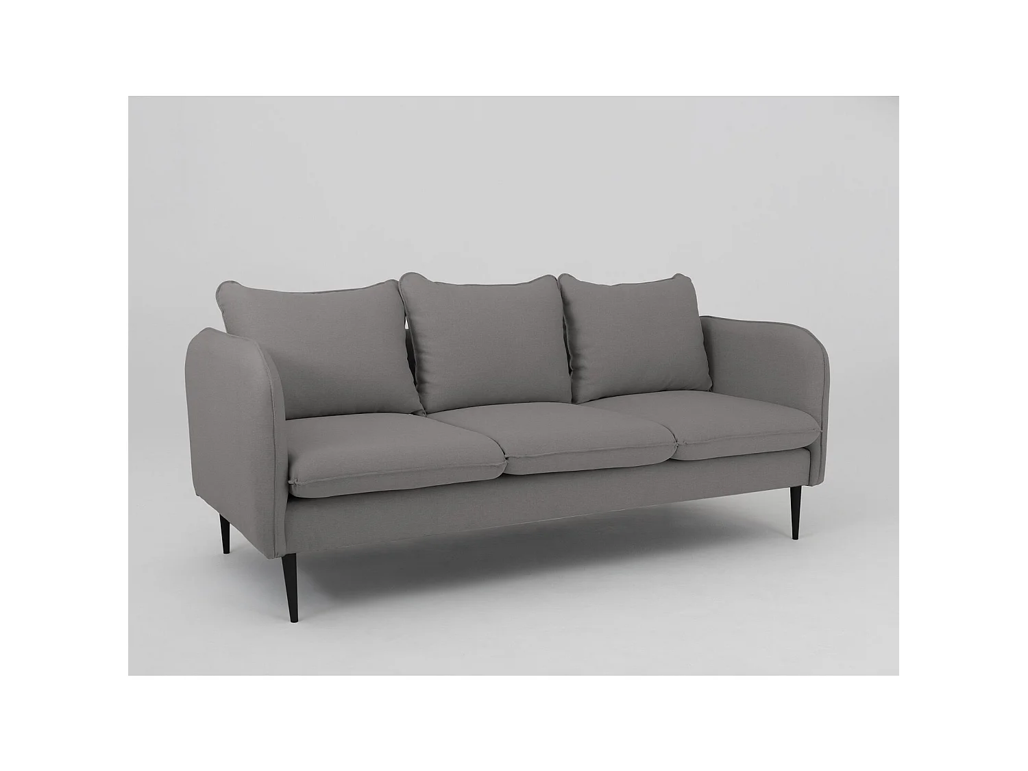 Canapé 3 places posh black