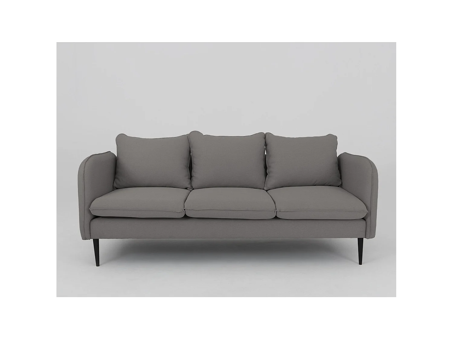 Canapé 3 places posh black