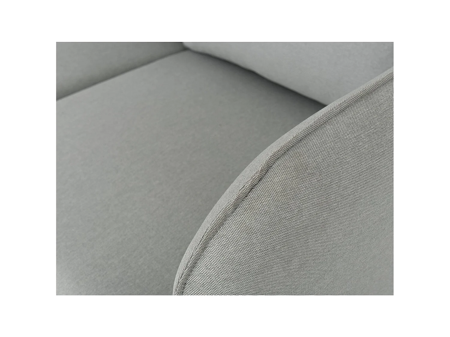 Canapé d'angle 3 places posh black