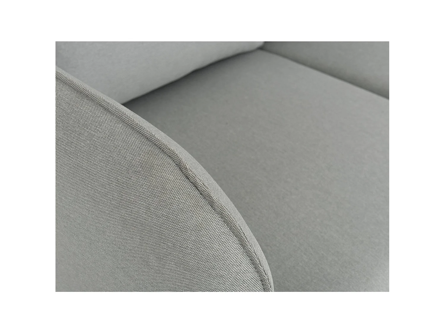 Canapé d'angle 3 places posh black