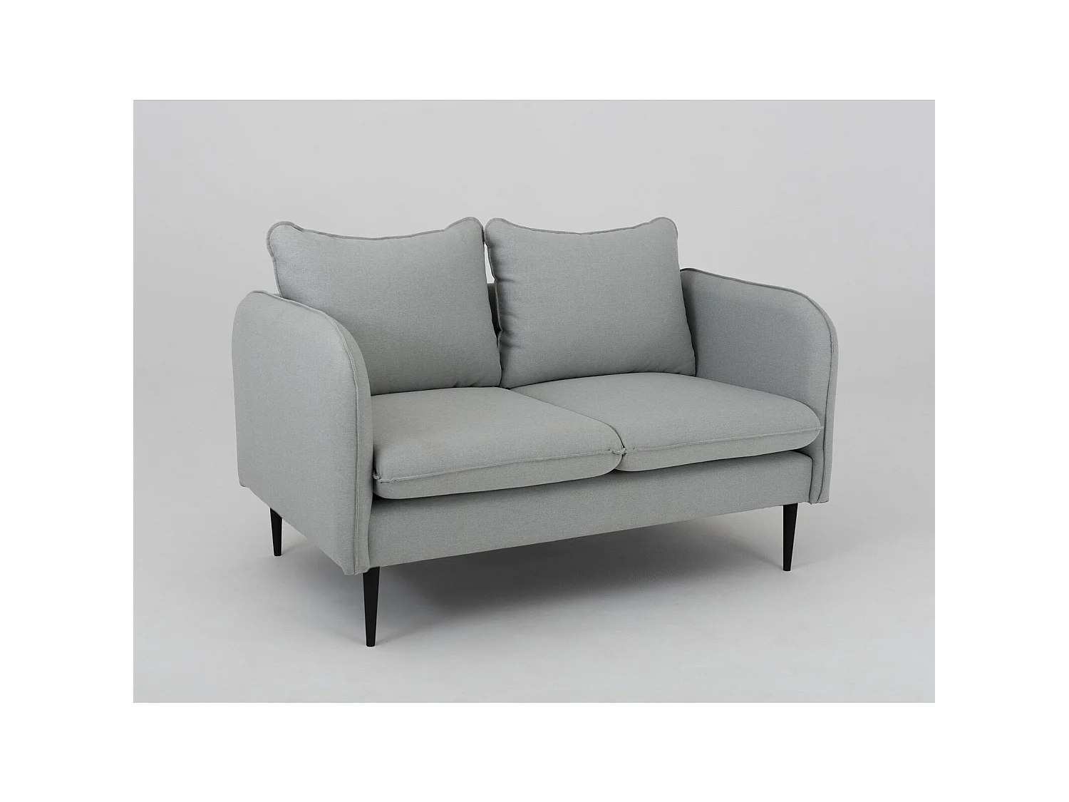 Canapé 2 places posh black