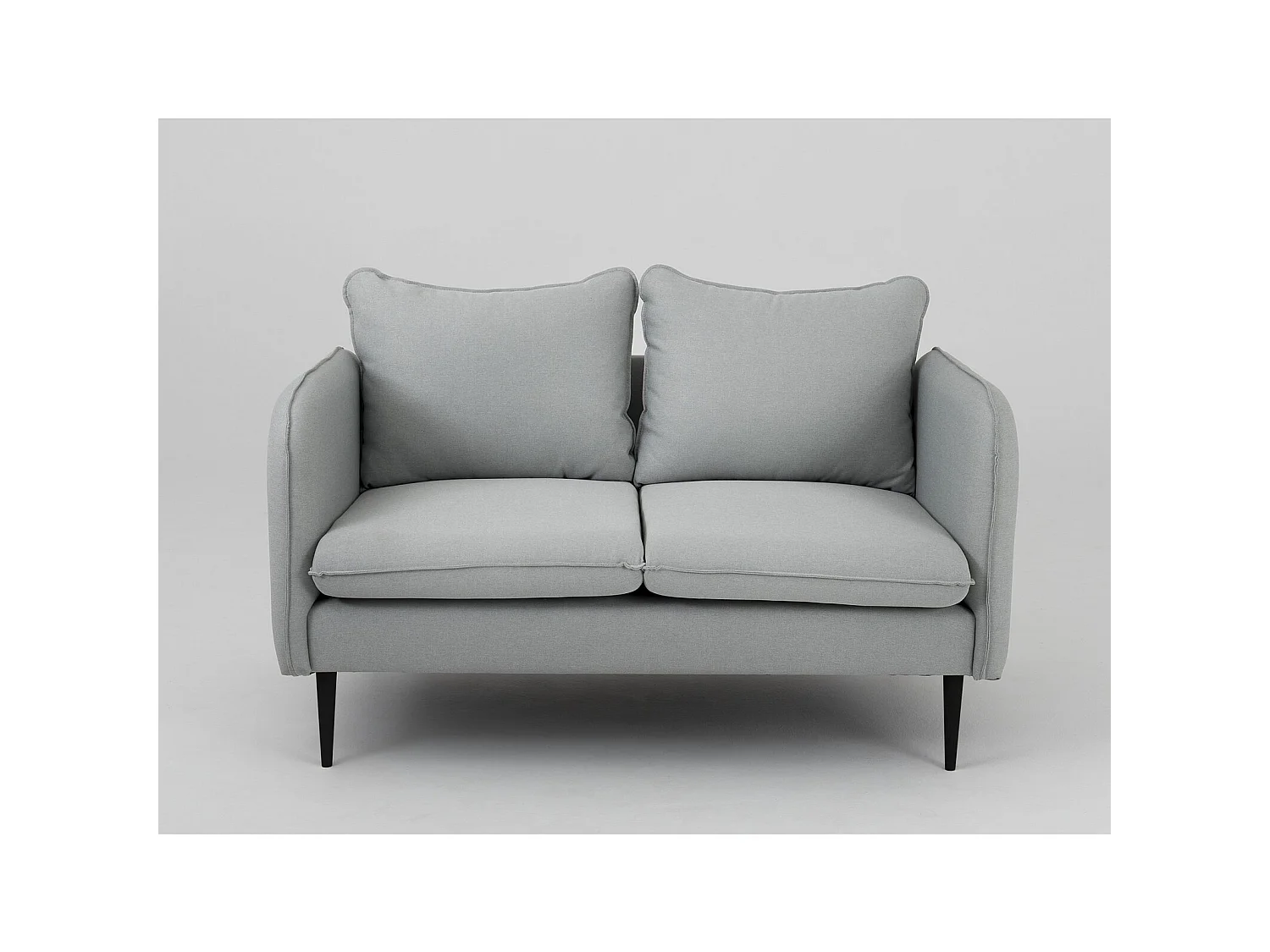 Canapé 2 places posh black