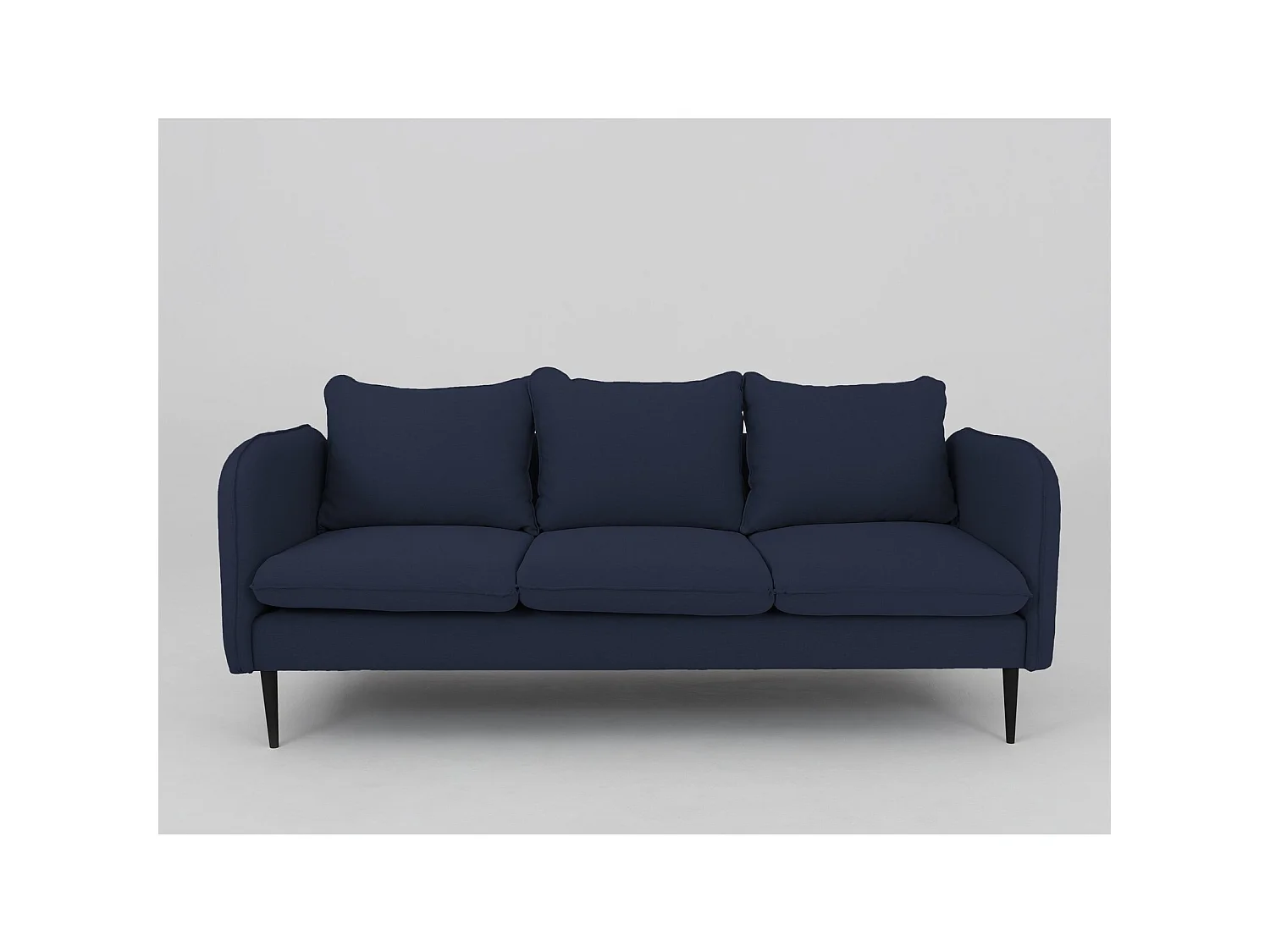 Canapé 3 places posh black