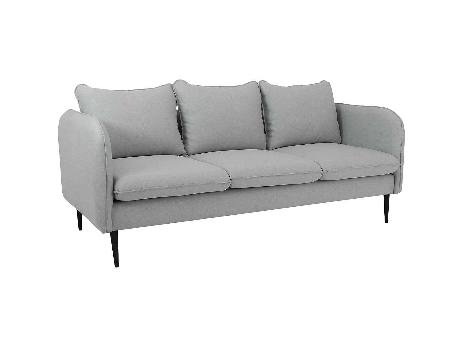 Canapé 3 places posh black