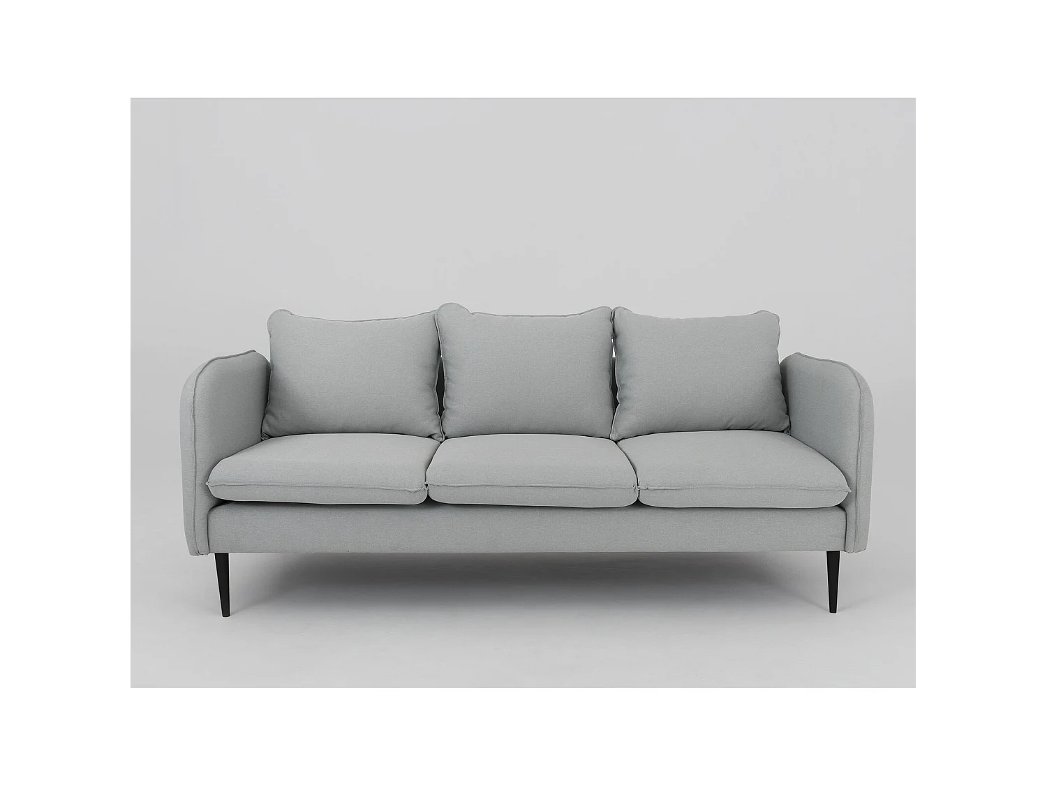 Canapé 3 places posh black