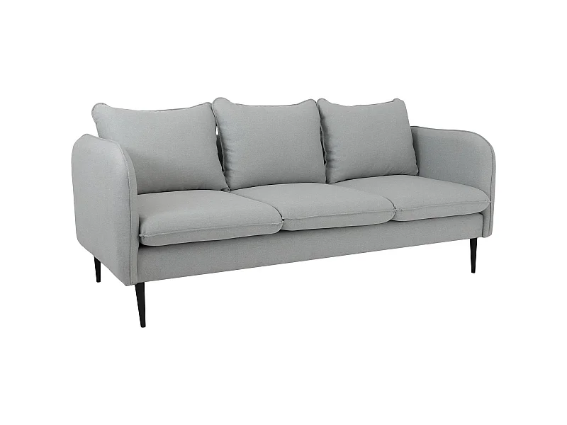 Canapé 3 places posh black