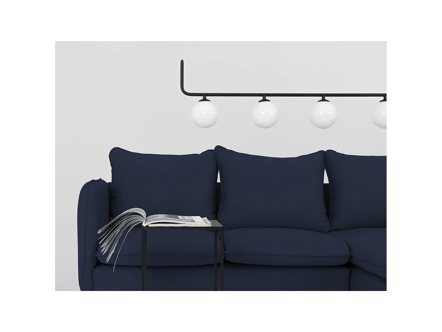 Canapé d'angle 3 places posh