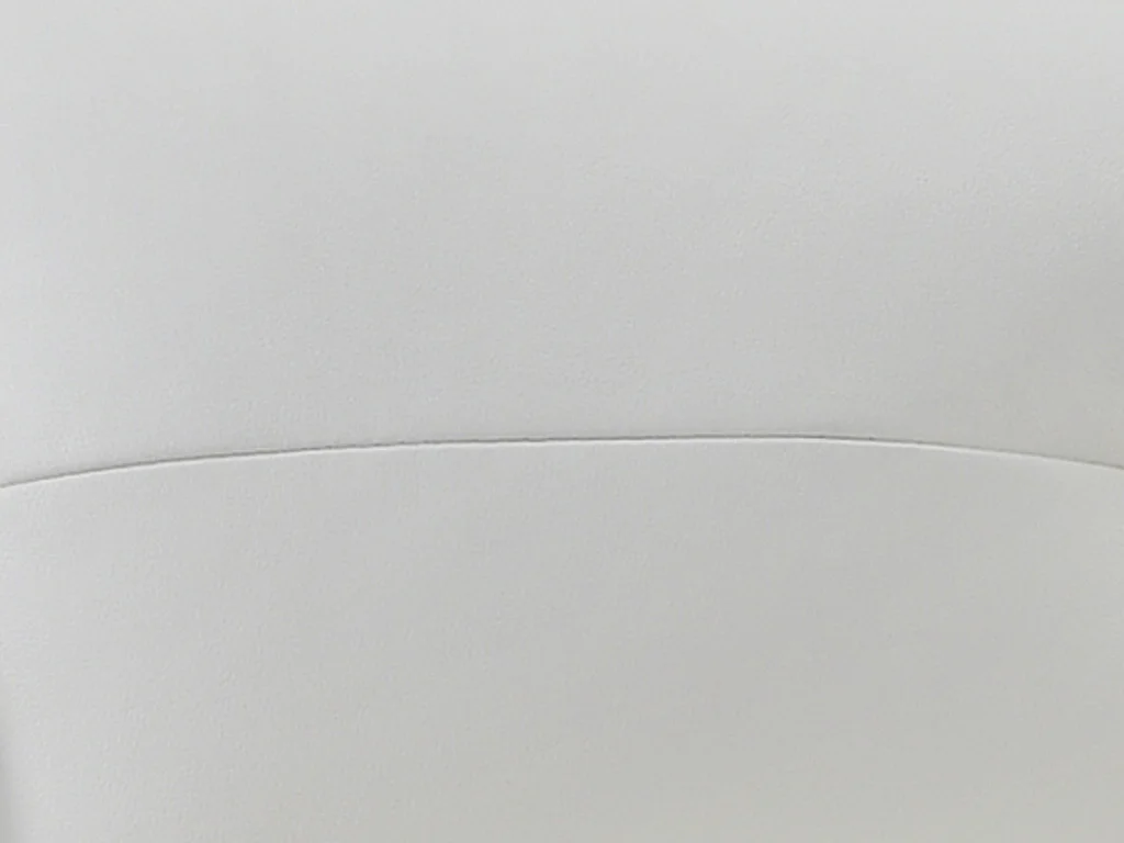 Elektrisk läderfåtölj ANGELIQUE med relaxfunktion - Vit/antracit