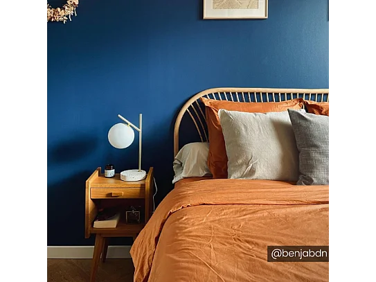 Candeeiro de mesa estilo vintage LULLABY - Base em terrazzo - 23x15x38 cm - Dourado