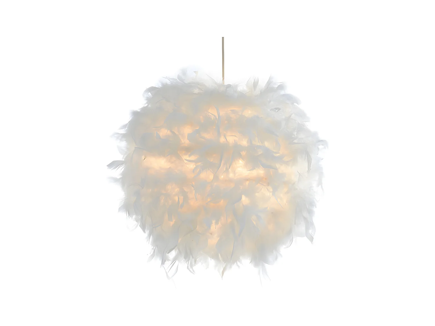 Lámpara de plumas NUAGE - D. 40cm – Blanco