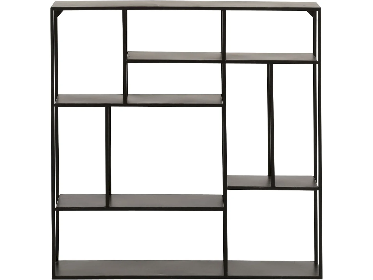 Bibliothèque murale metal noir black rock