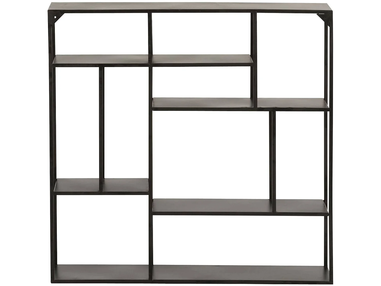 Bibliothèque murale metal noir black rock