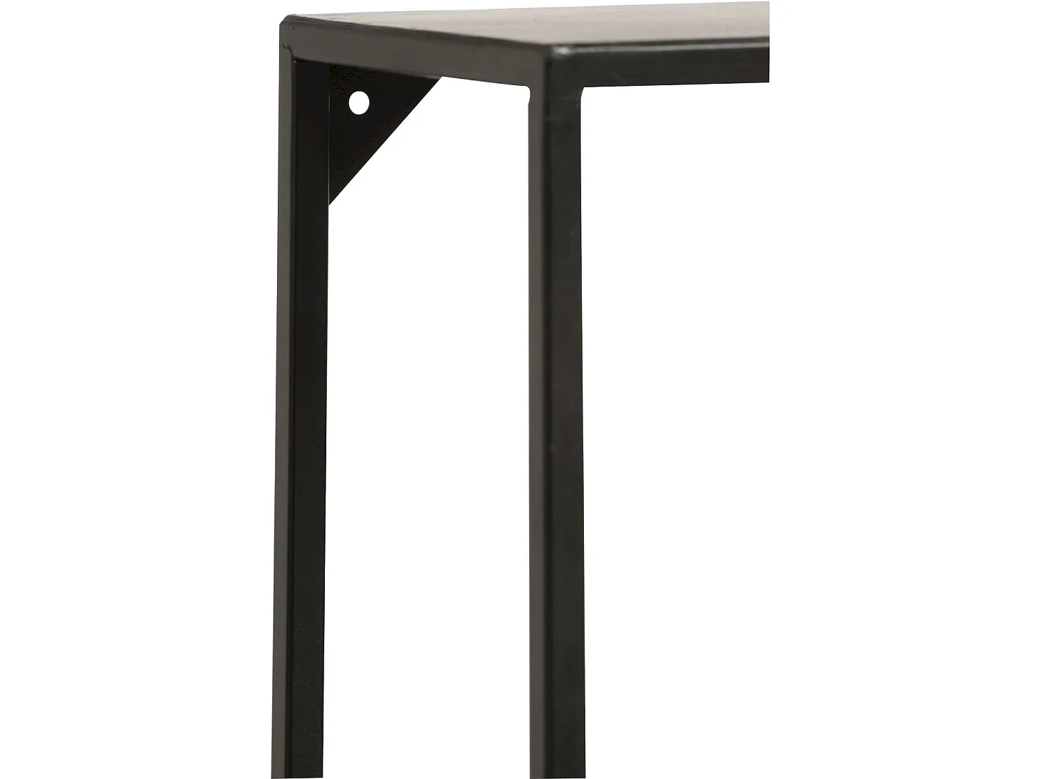 Bibliothèque murale metal noir black rock