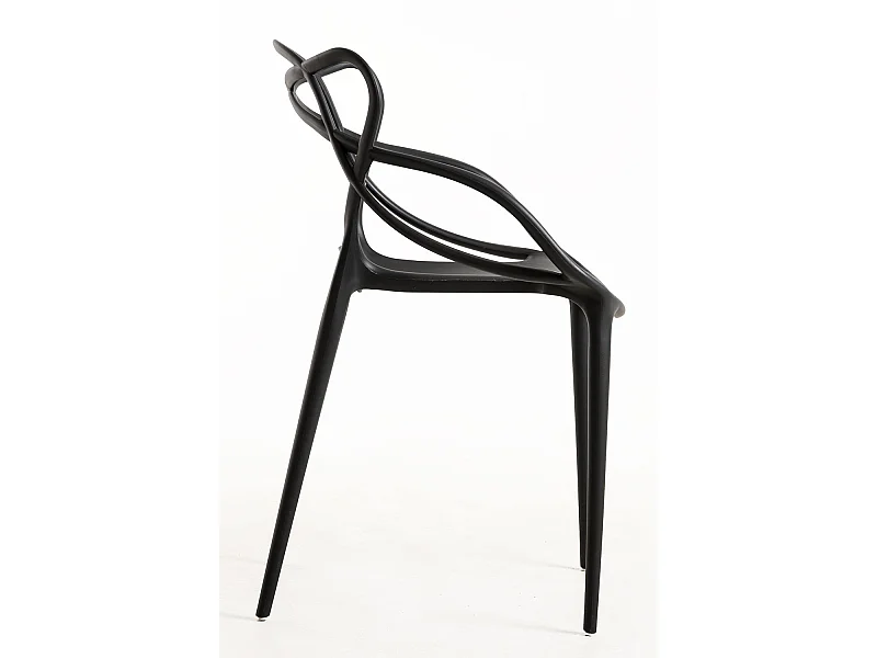 Packs Sillas Jardín - Pack 4 Sillas Lowa - Negro