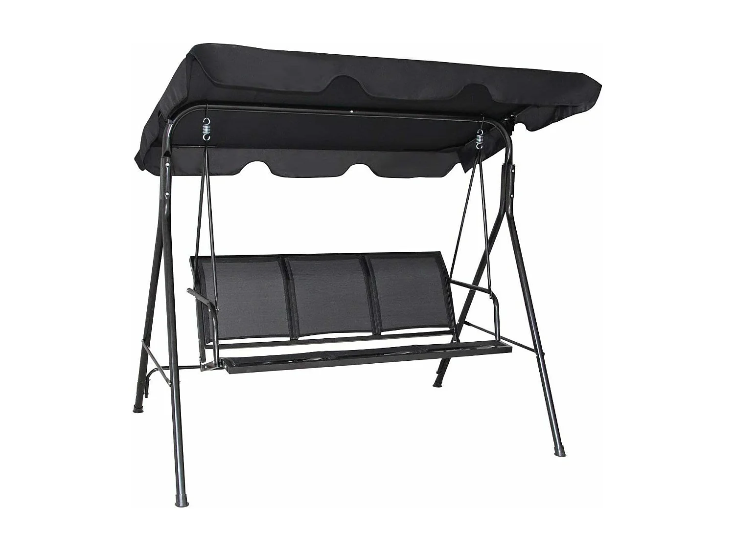 Chaise longue 3 places Balancelle jardin balançoire banc jardin balançoire à bascule banc