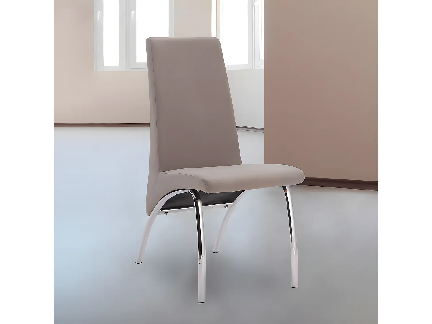 Pack 2 sillas de comedor Lise Tex Marengo