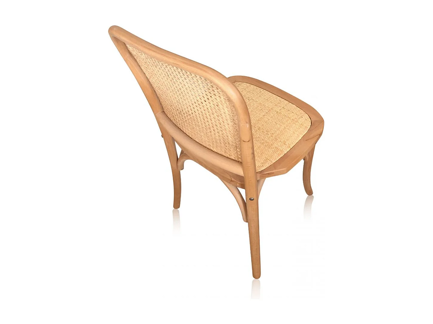 Pack de 2 sillas de comedor Toscana ratán natural Adec