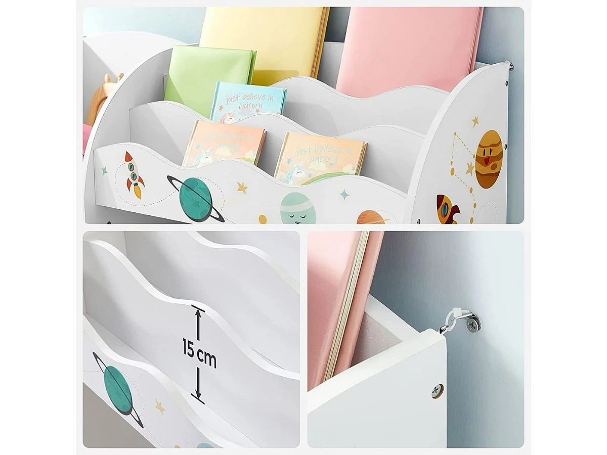 Scaffale di stoccaggio per bambini - H100 cm