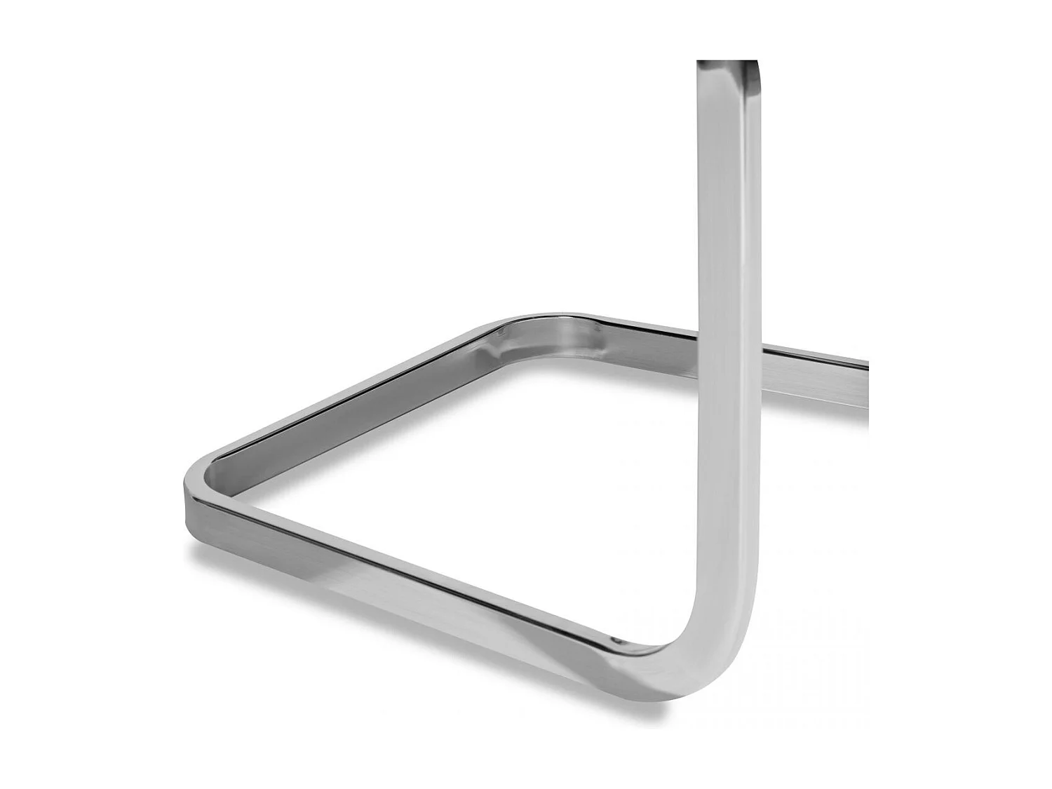 Conjunto de 4 cadeiras de jantar em pele Smile Negro