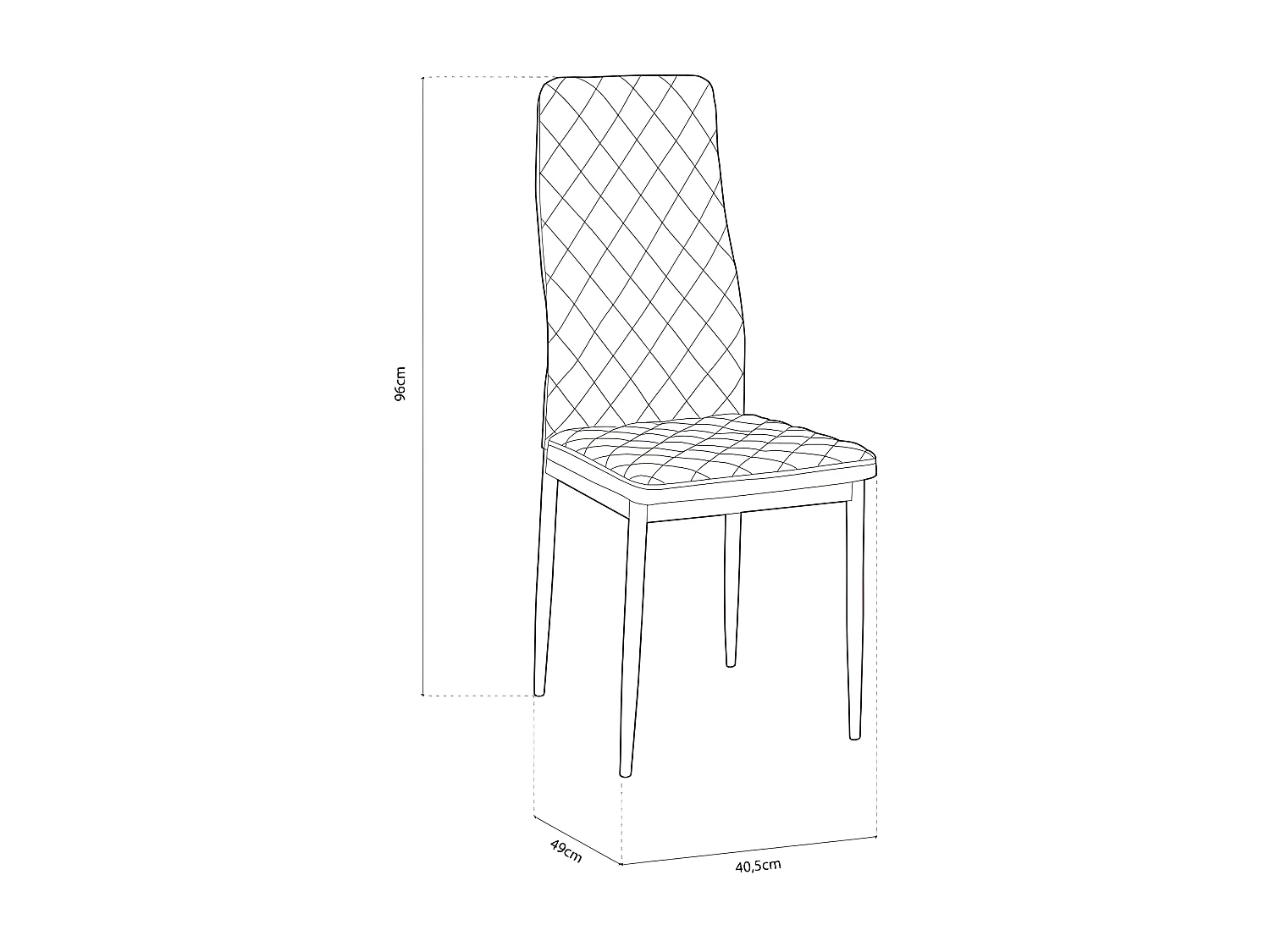 Pack 6 sillas de comedor Lacey Tejido Gris