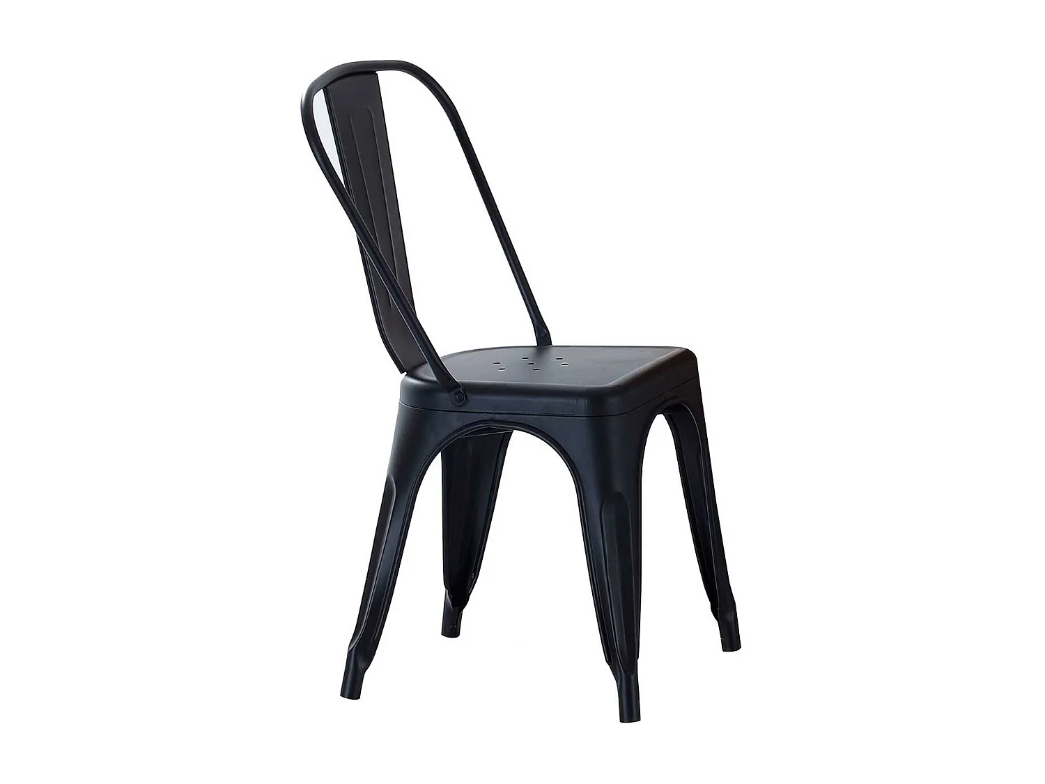 Pack de 4 sillas Tolix negro 85x45x45 cm Adec