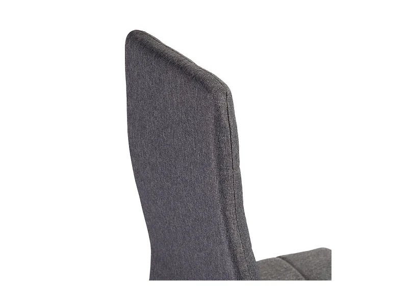 Pack de 6 sillas Zuni tela gris 96x41x48 cm