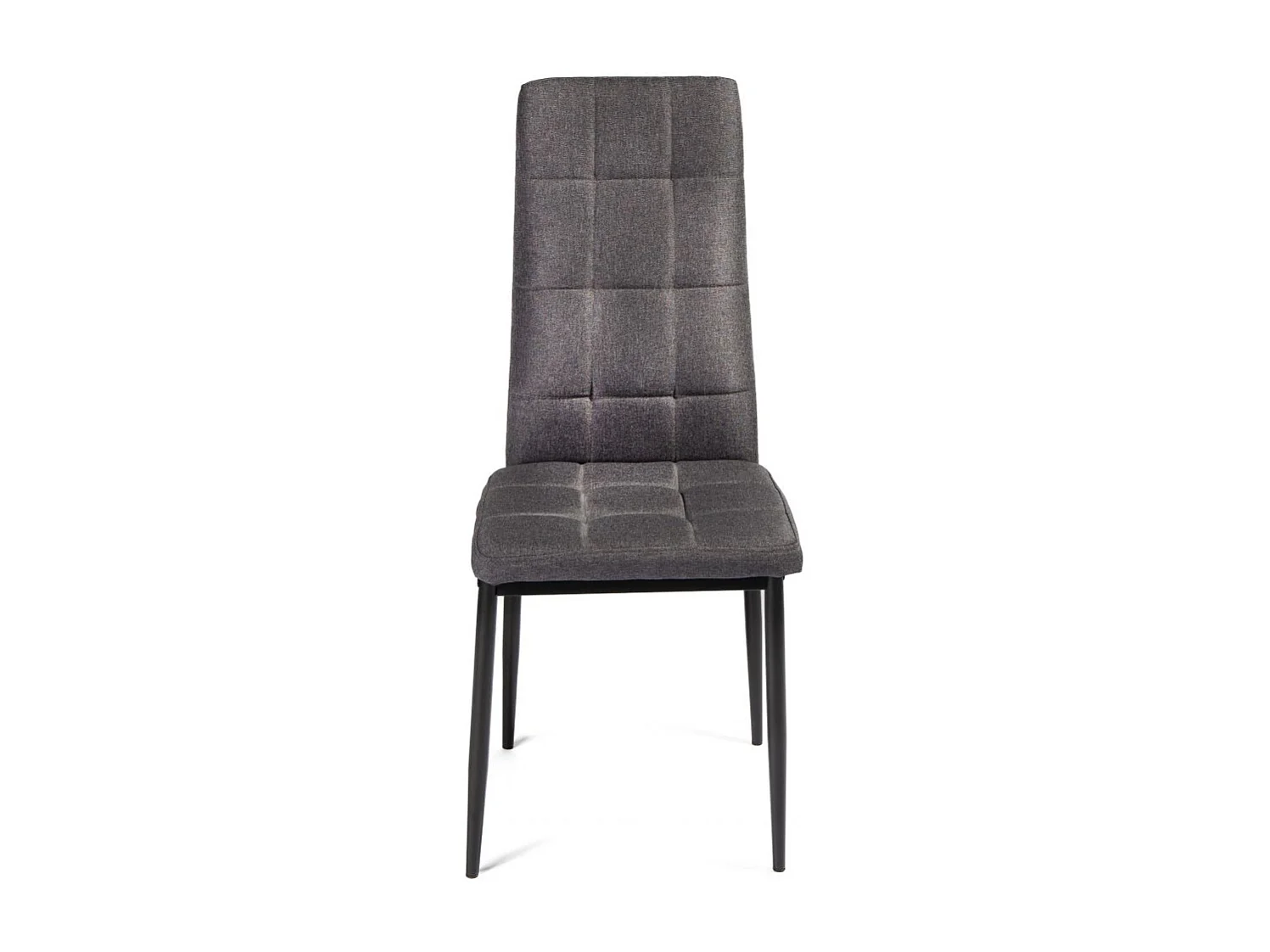 Pack de 6 sillas Zuni tela gris 96x41x48 cm