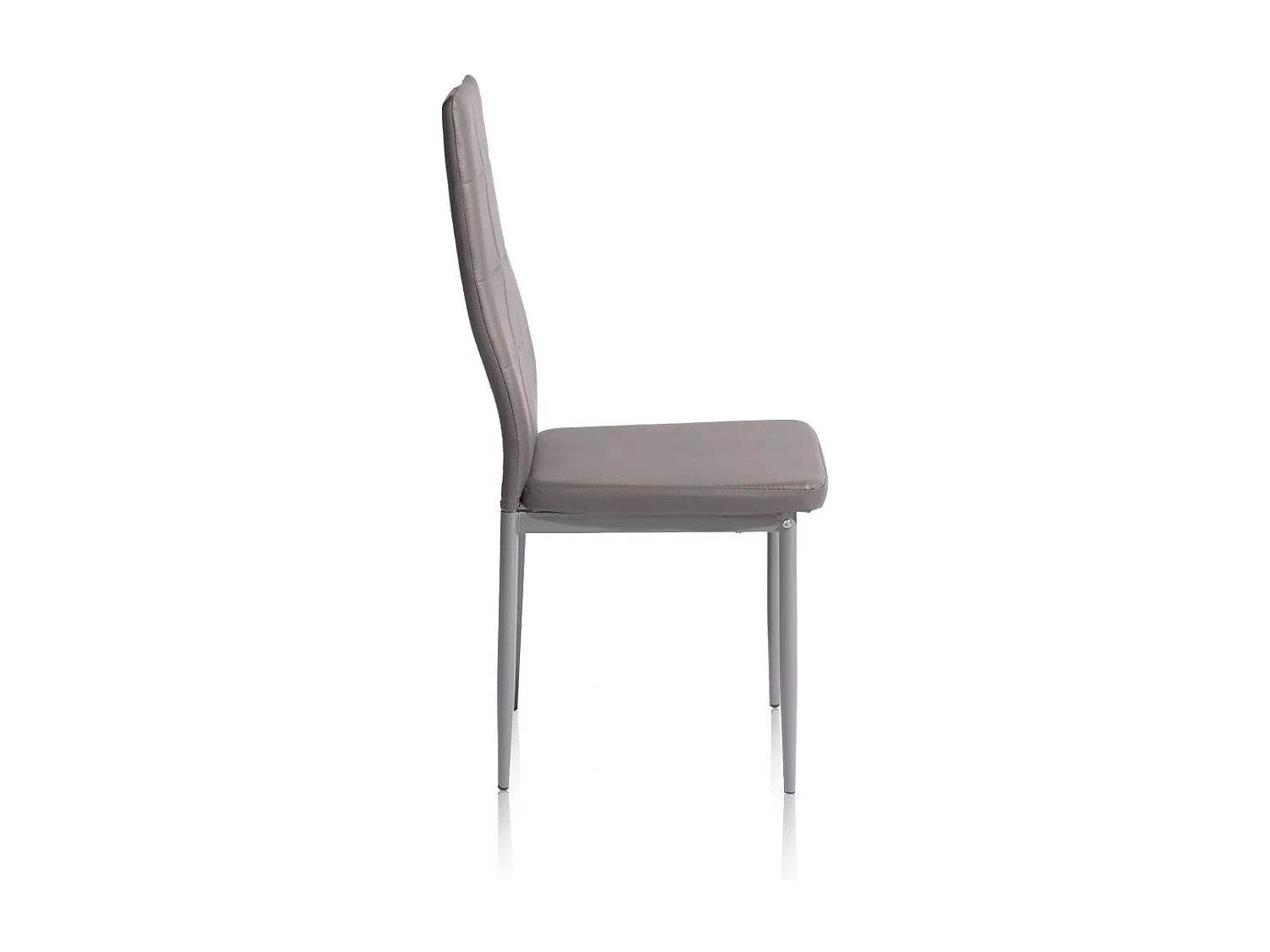 Conjunto de 4 cadeiras de jantar Laia Gris oscuro