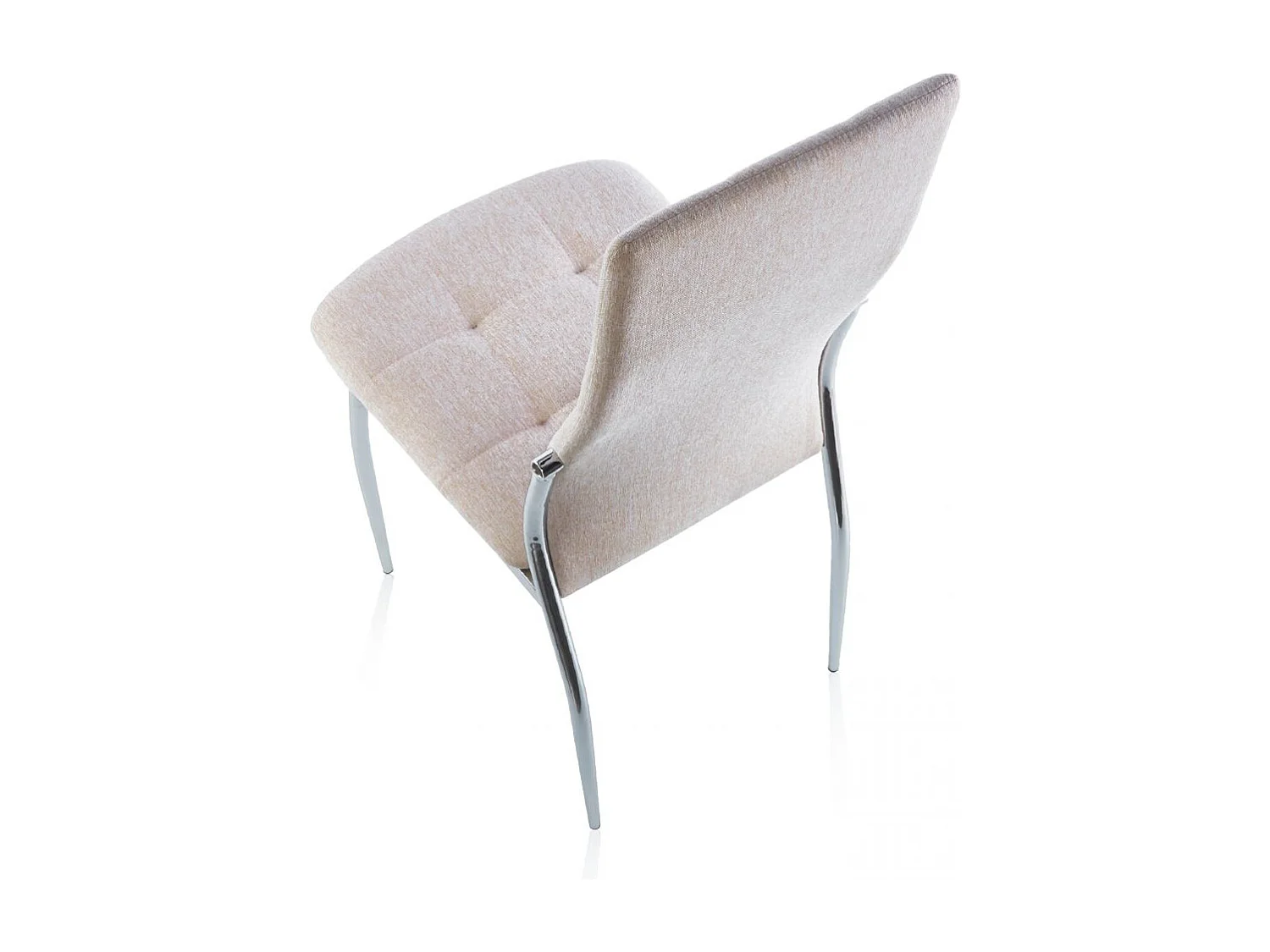 Pack de 4 sillas de comedor Diana beige Adec