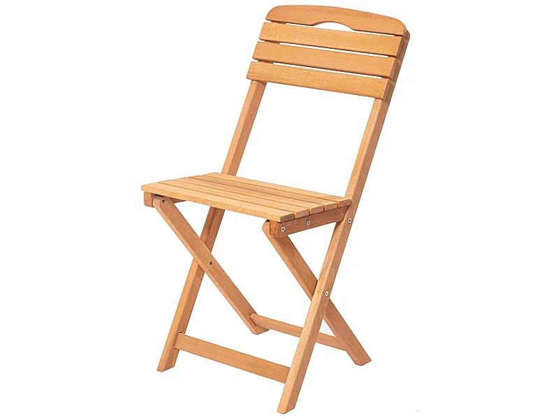 Chaise de jardin en bois de hêtre 40x30x81