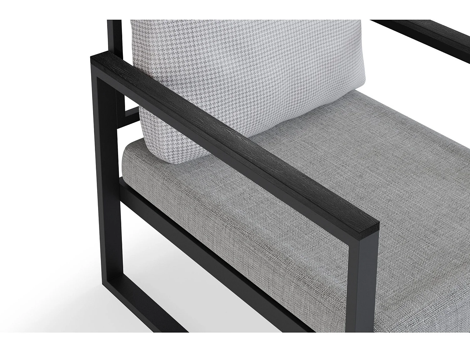 Fauteuil de jardin Anthracite-Gris 74x65x75