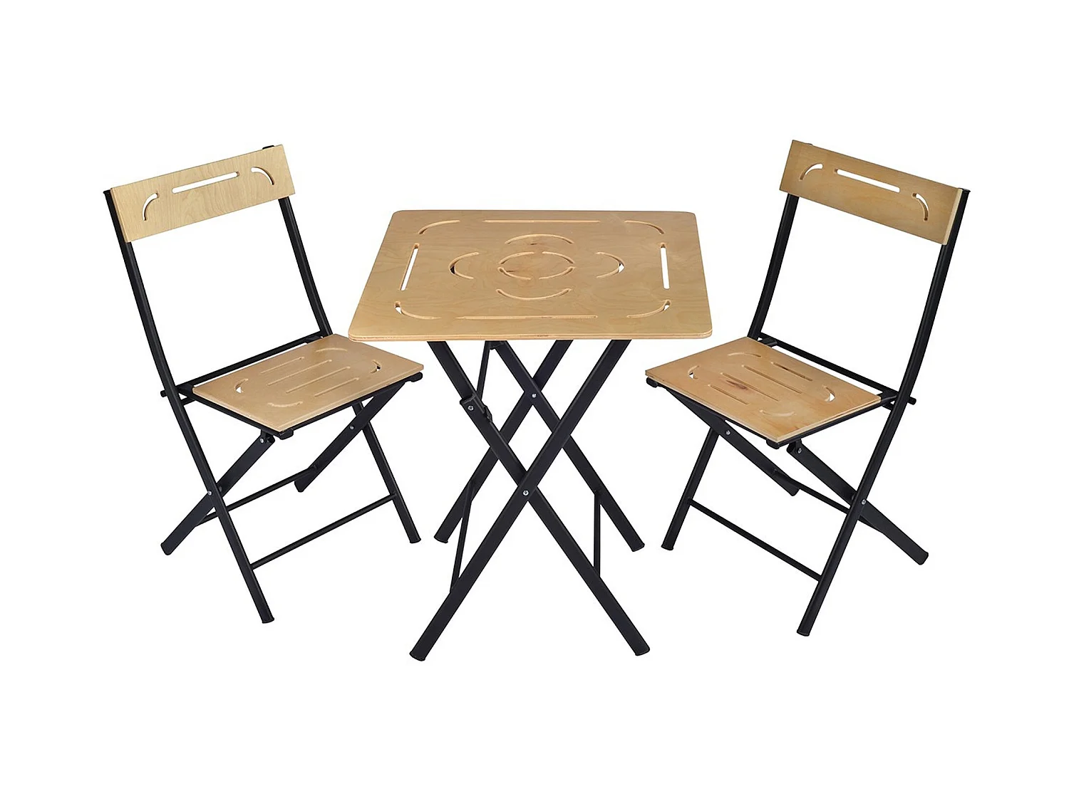 Ensemble table et chaises (3 pièces) 60x73x60