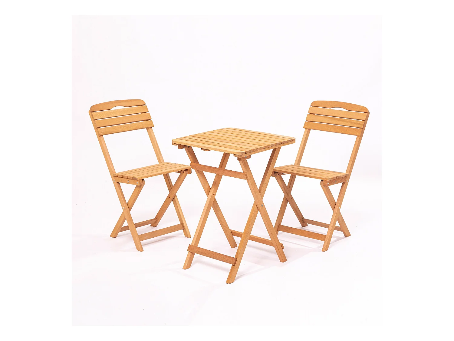 Ensemble table et chaises de jardin 60x72x60