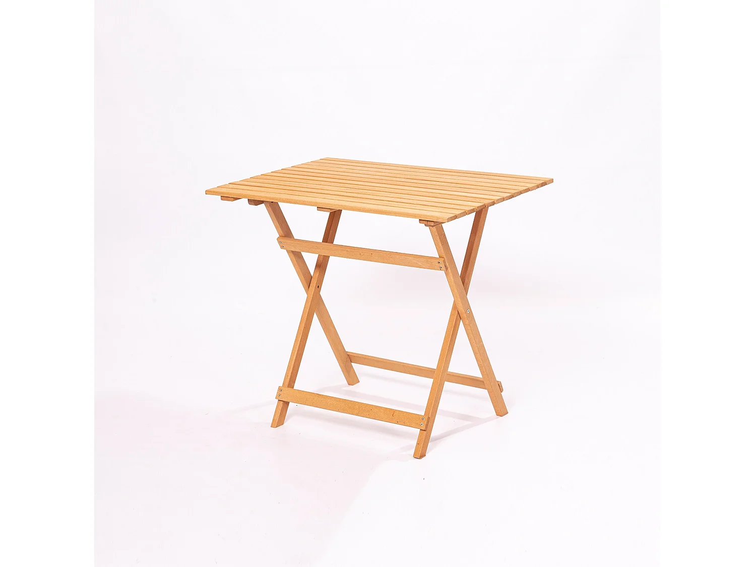 Ensemble table et chaises de jardin marron 80x72x60