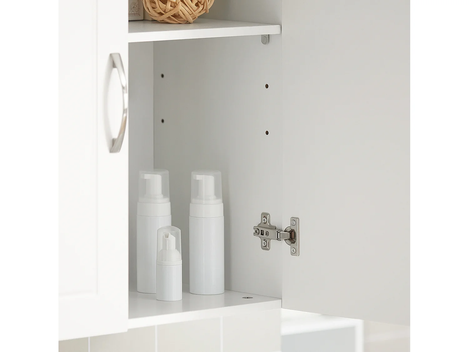 SoBuy FRG231-W Badkamerkast Hangend - Medicijnkast - Cosmetica - badkamerkast hangend