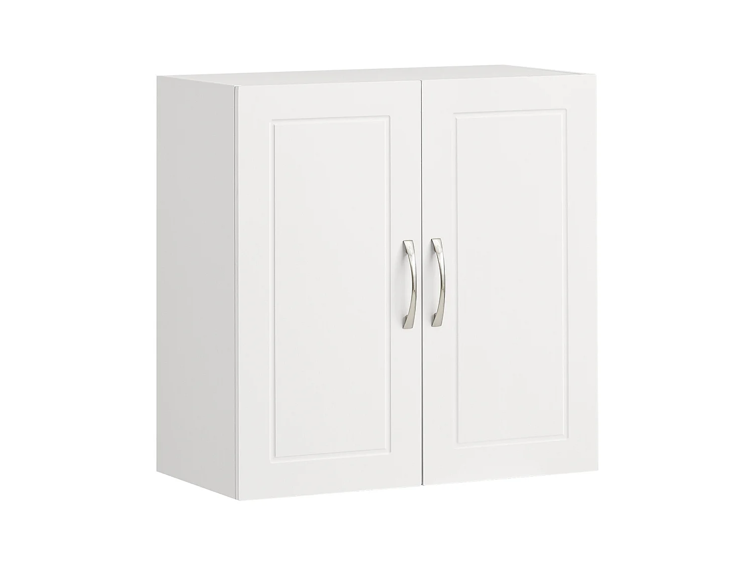 Salle de Bain Suspendue Placard Commode Murale – 2 Portes - Blanc, FRG231-W