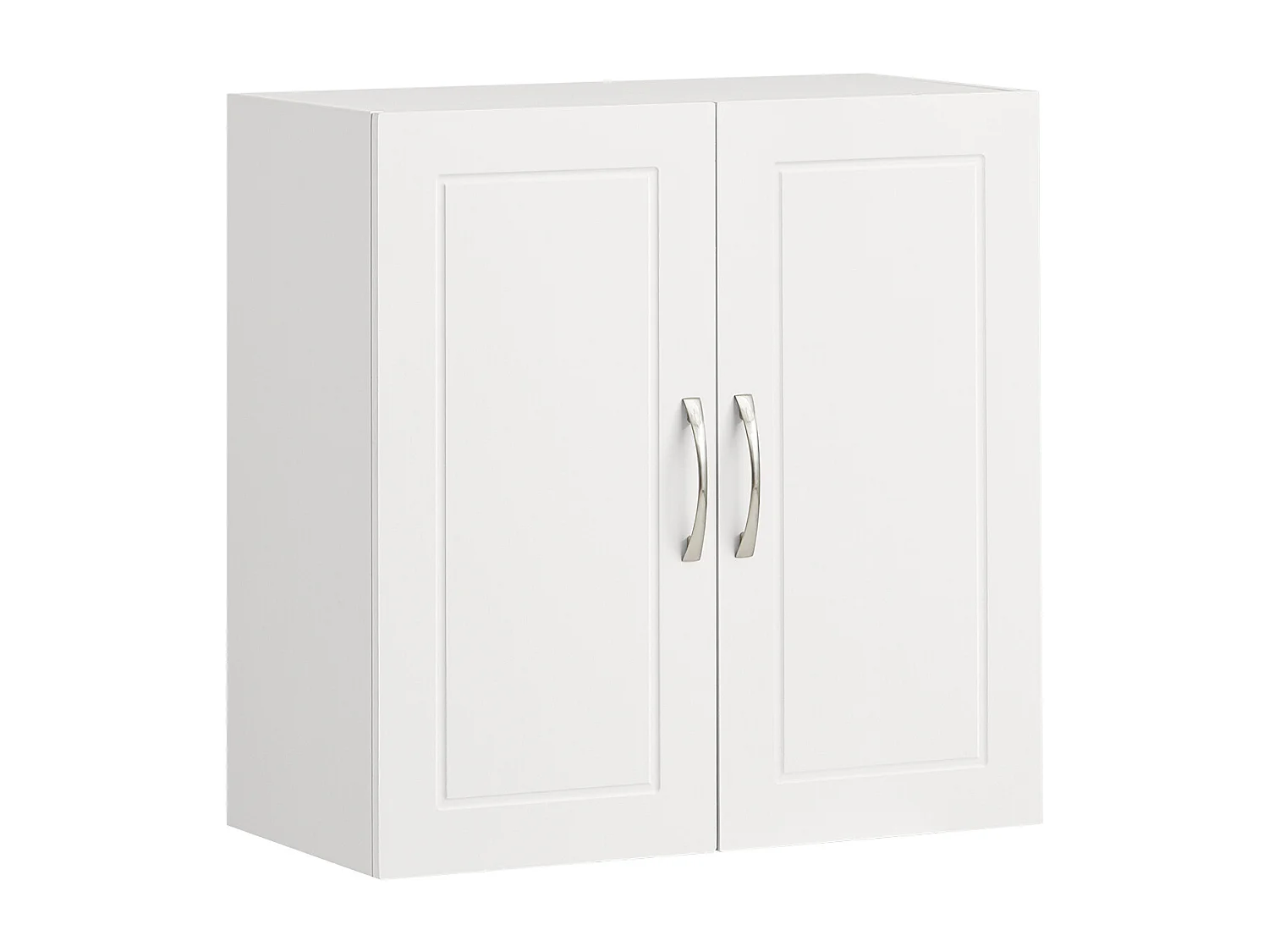 Salle de Bain Suspendue Placard Commode Murale – 2 Portes - Blanc, FRG231-W