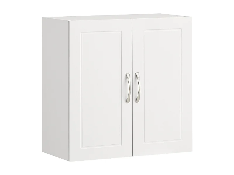 Salle de Bain Suspendue Placard Commode Murale – 2 Portes - Blanc, FRG231-W