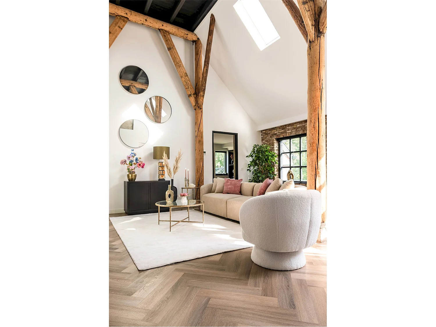 Fauteuil pivotant Senna Furry