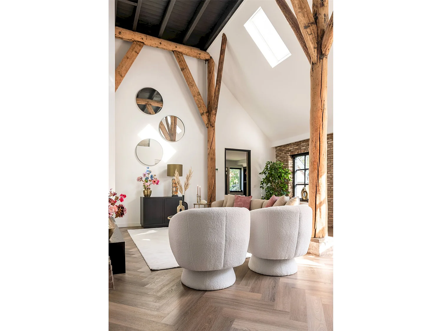 Fauteuil pivotant Senna Furry