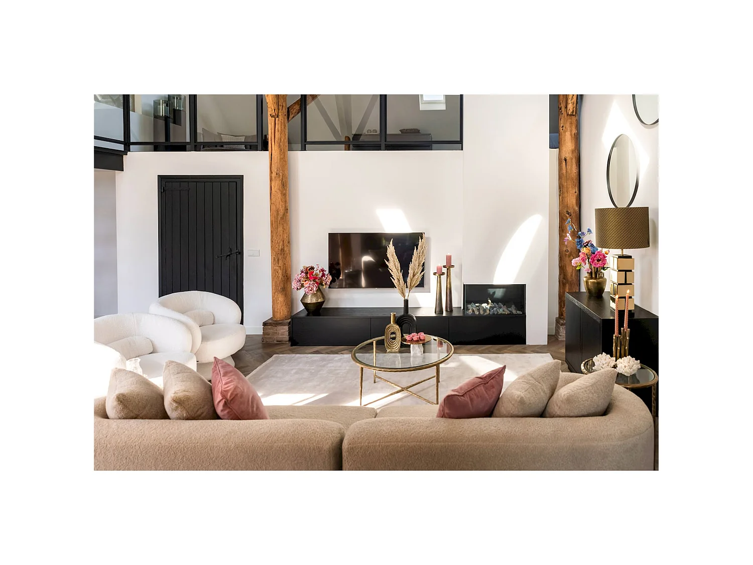 Fauteuil pivotant Senna Furry